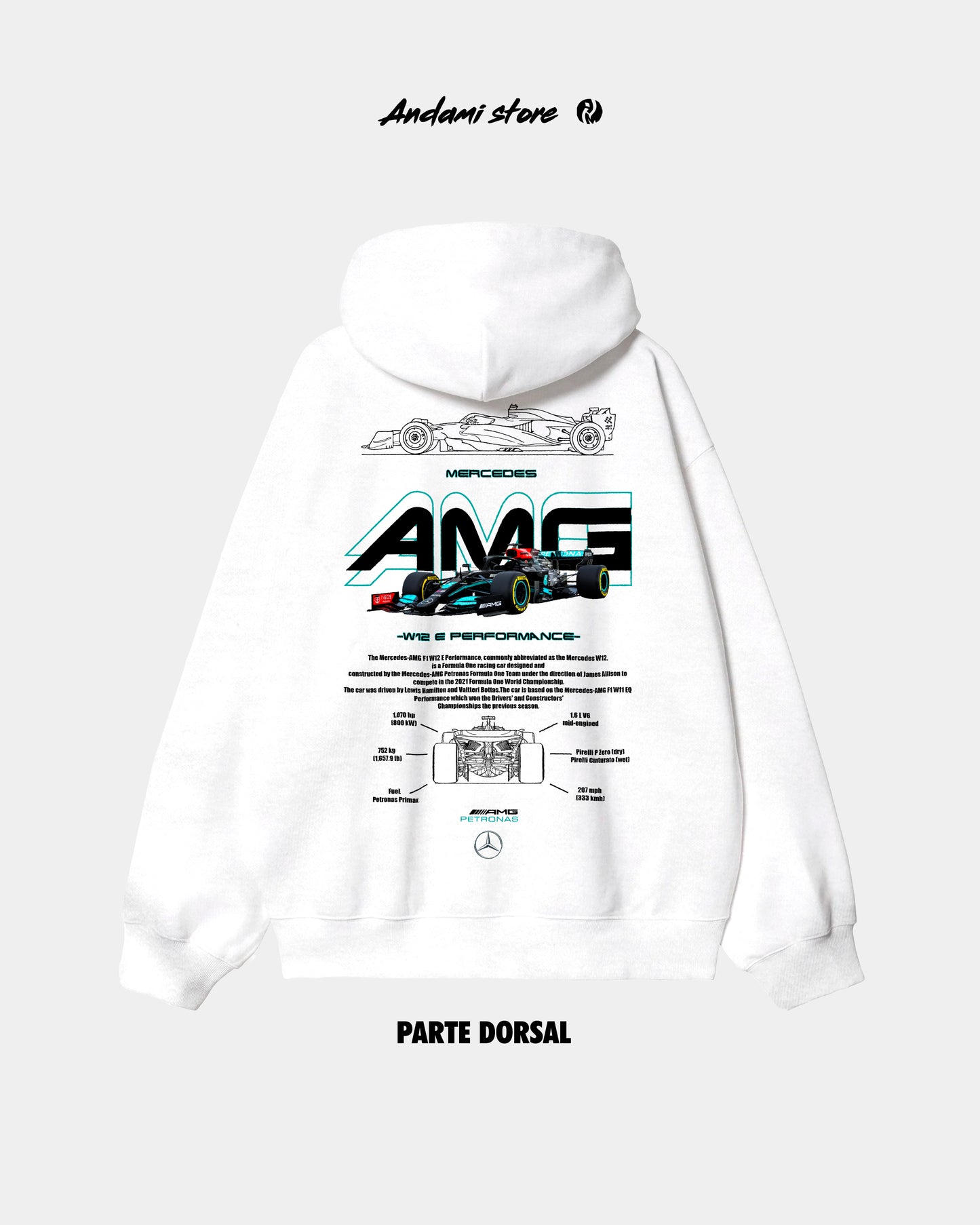 Hoodie Mercedes AMG w12-E