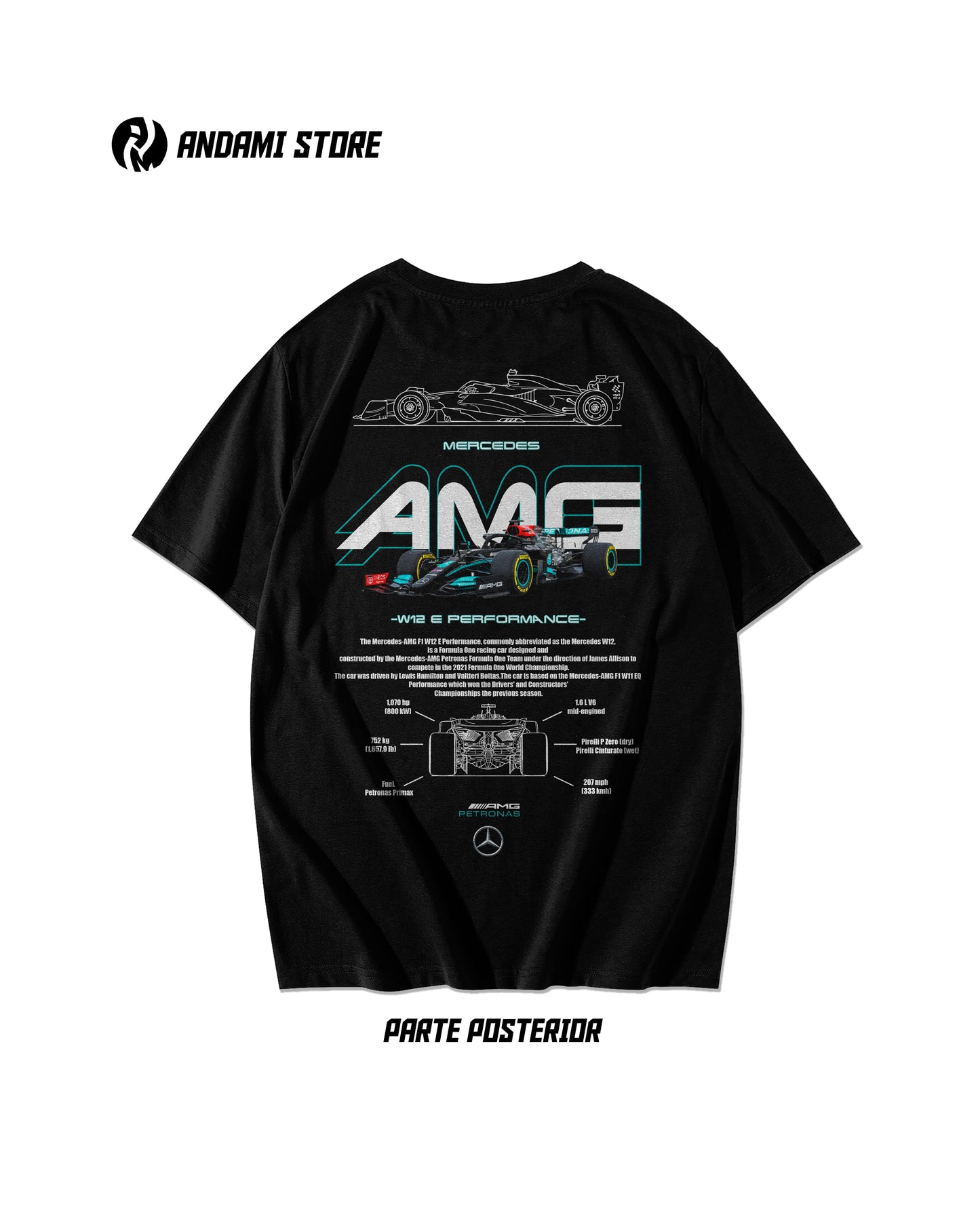 Camiseta Mercedes AMG w12-E