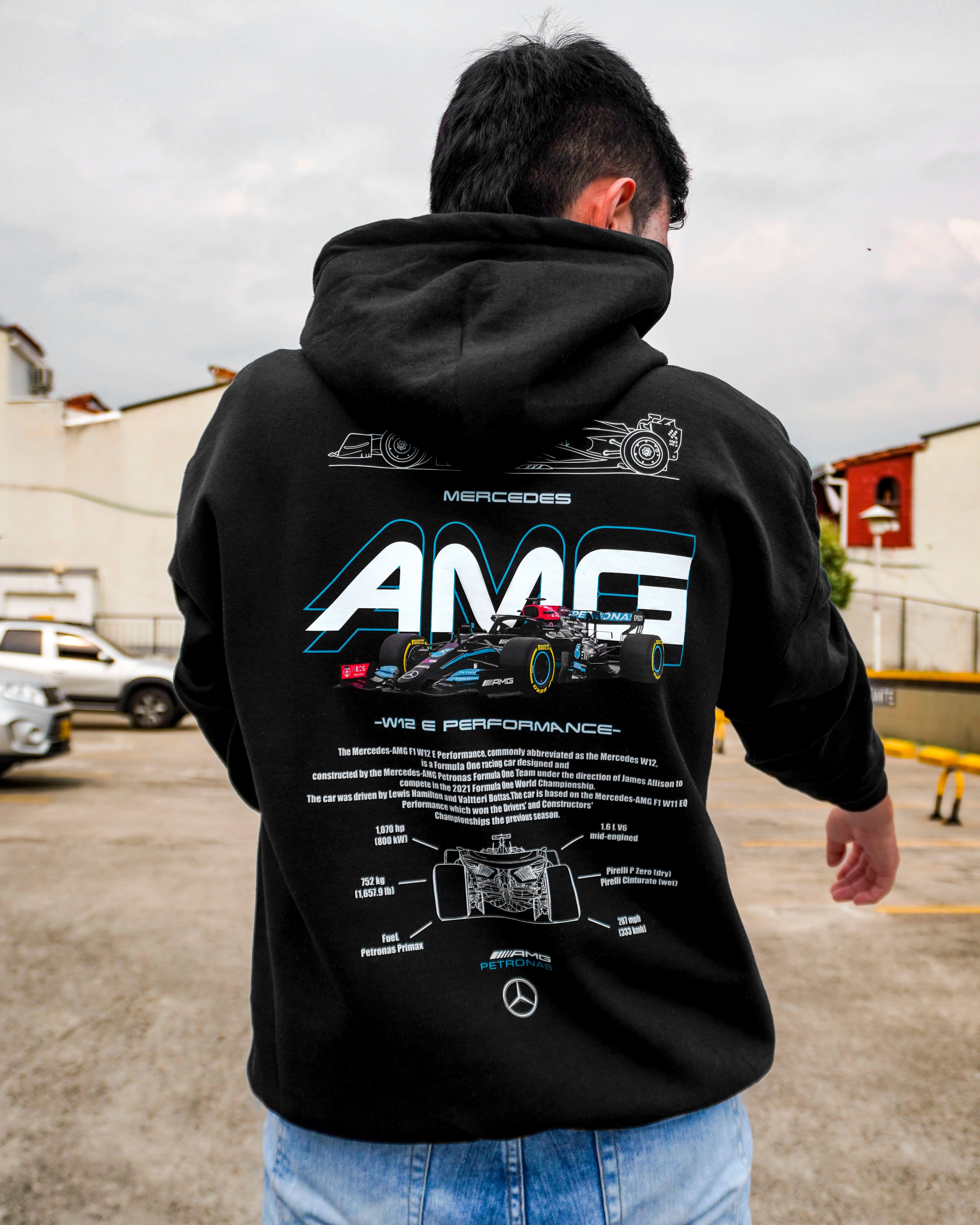 Mercedes AMG w12-e - Hoodie