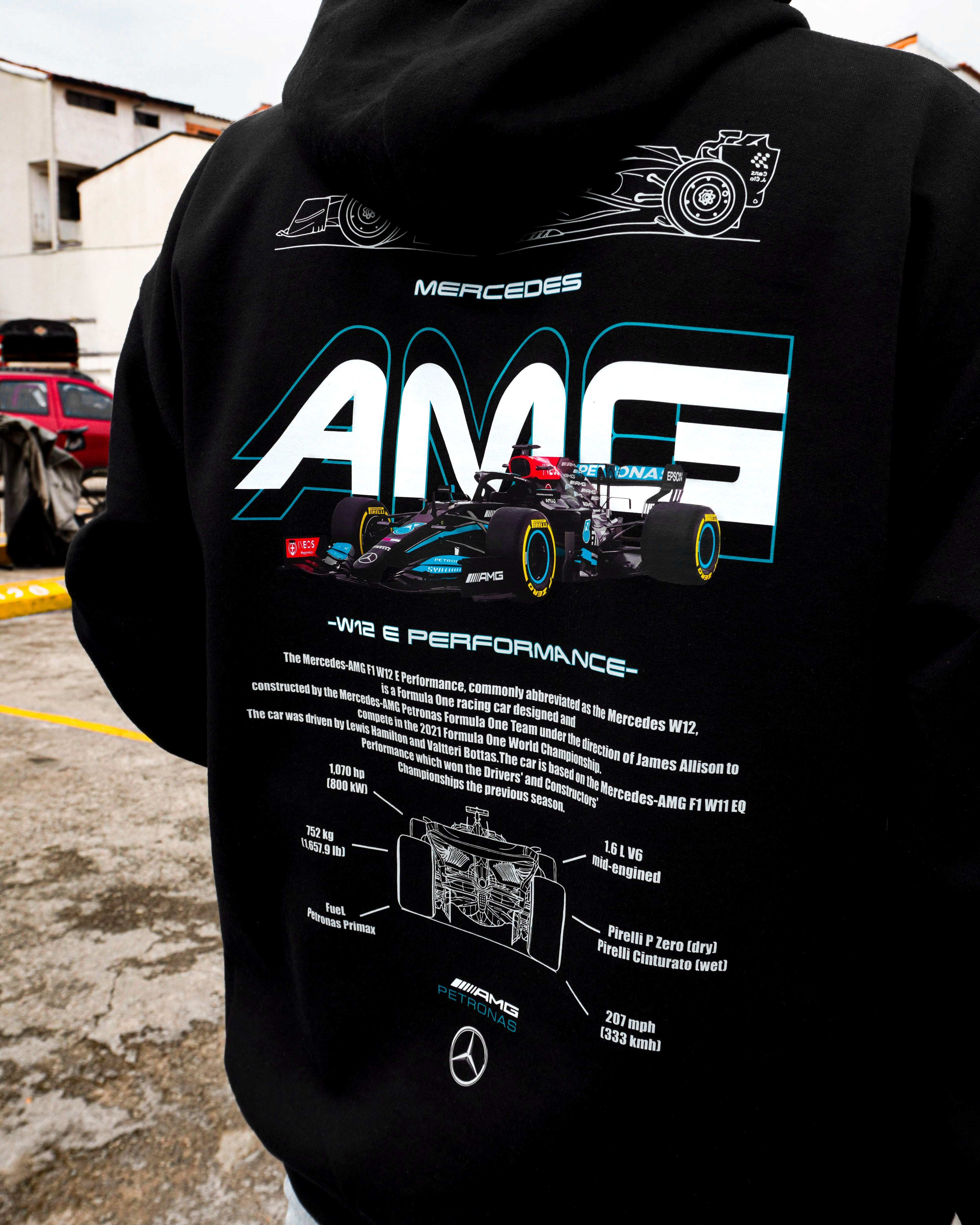 Mercedes AMG w12-e - Hoodie