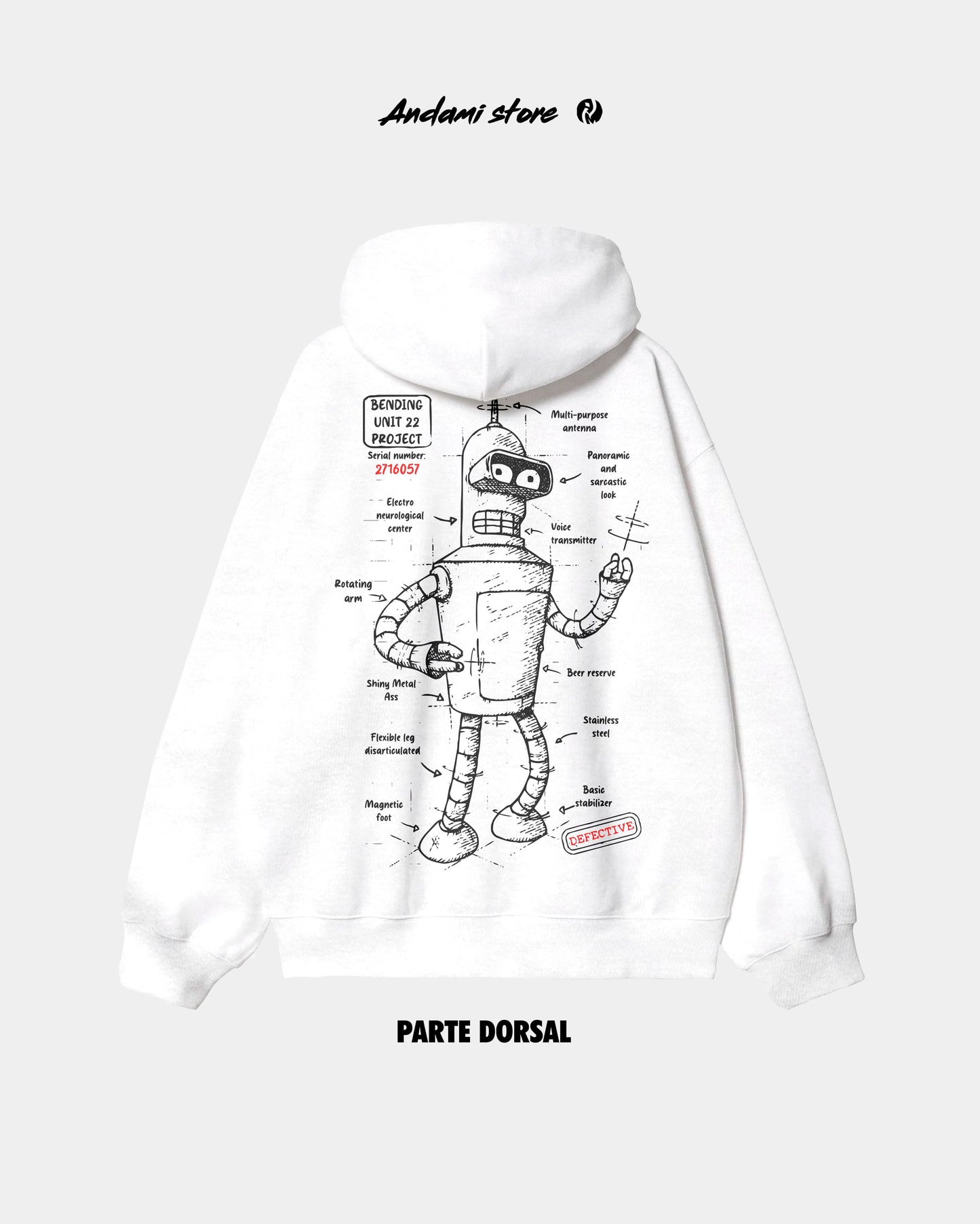 Bender design hoodie