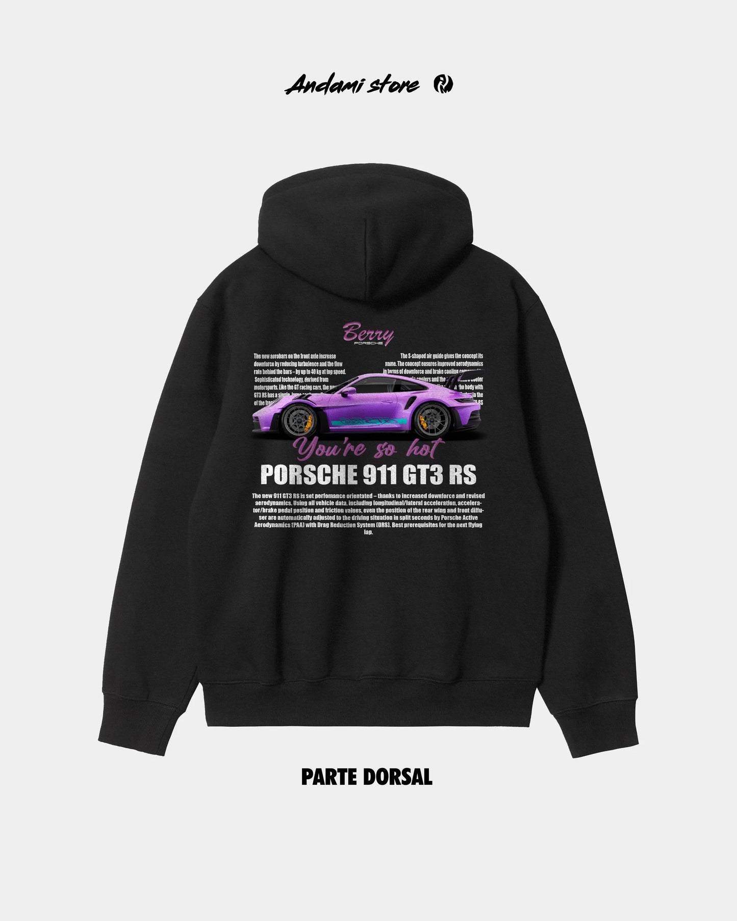 Hoodie Berry Porsche