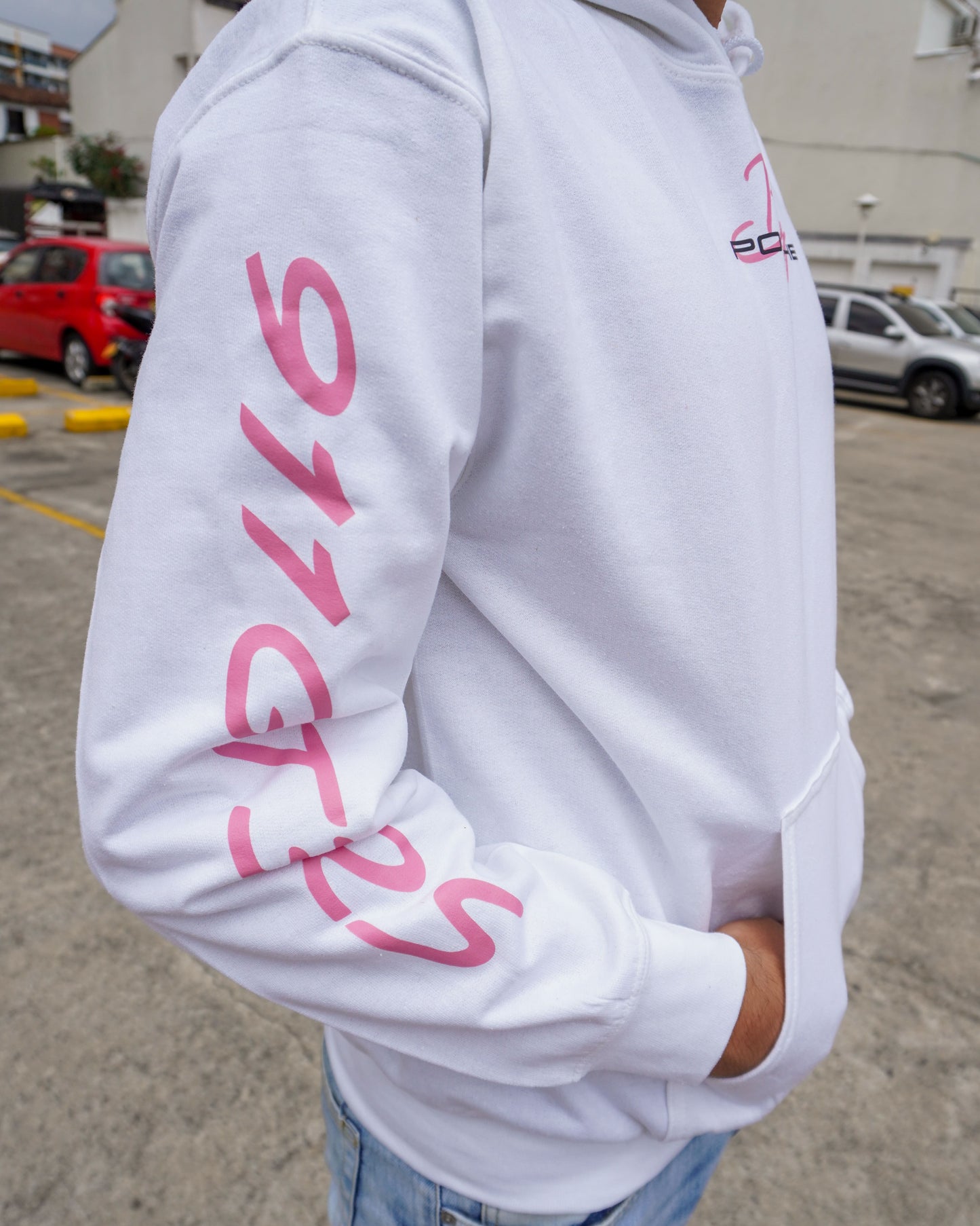 Hoodie Porsche GT3 pink