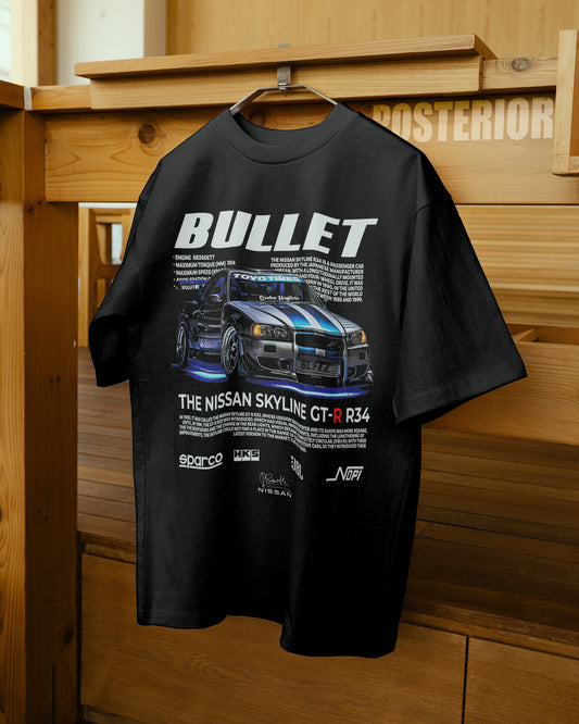 BULLET SKYLINE R34 - Camiseta