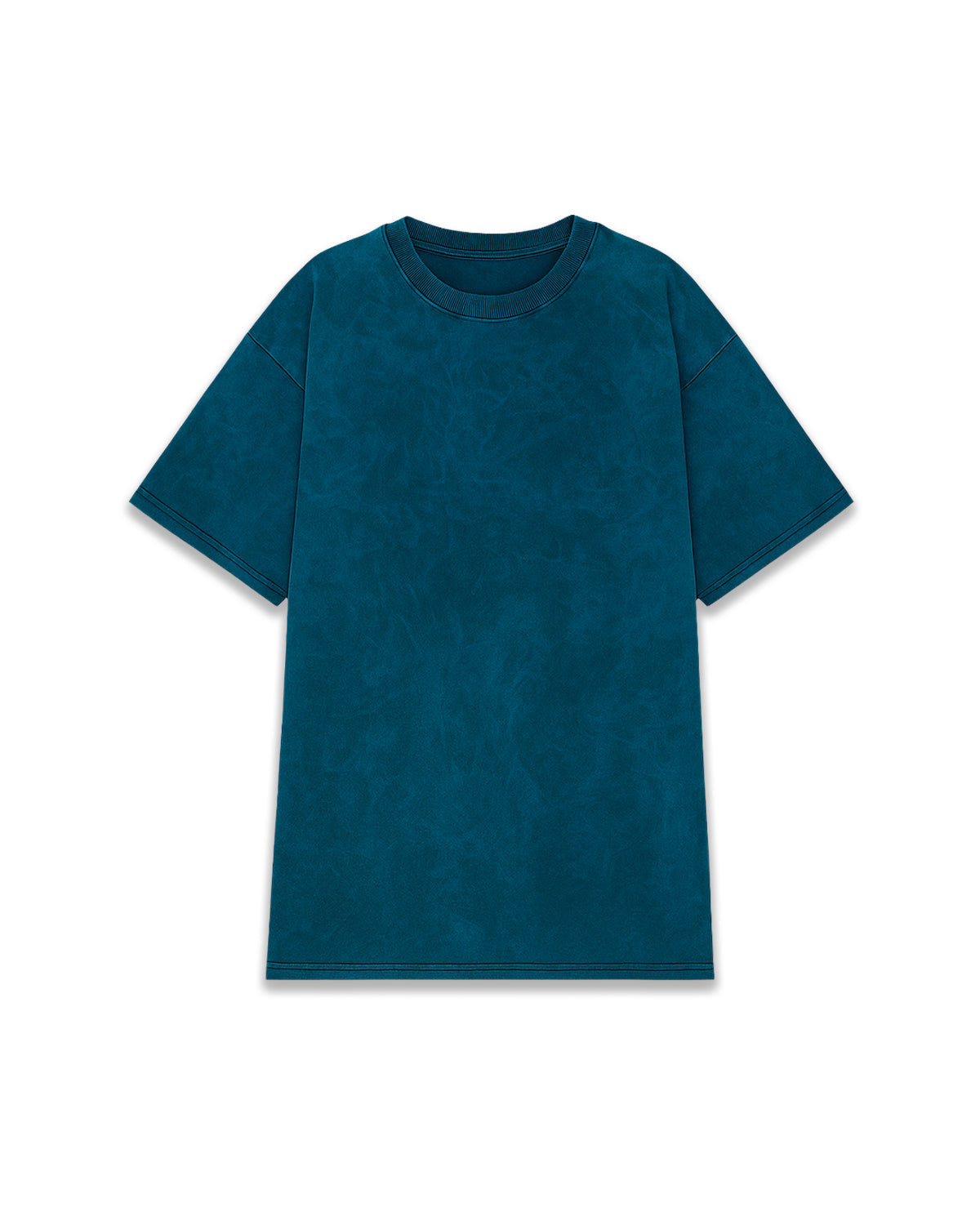 Oversize Acid wash - azul petroleo
