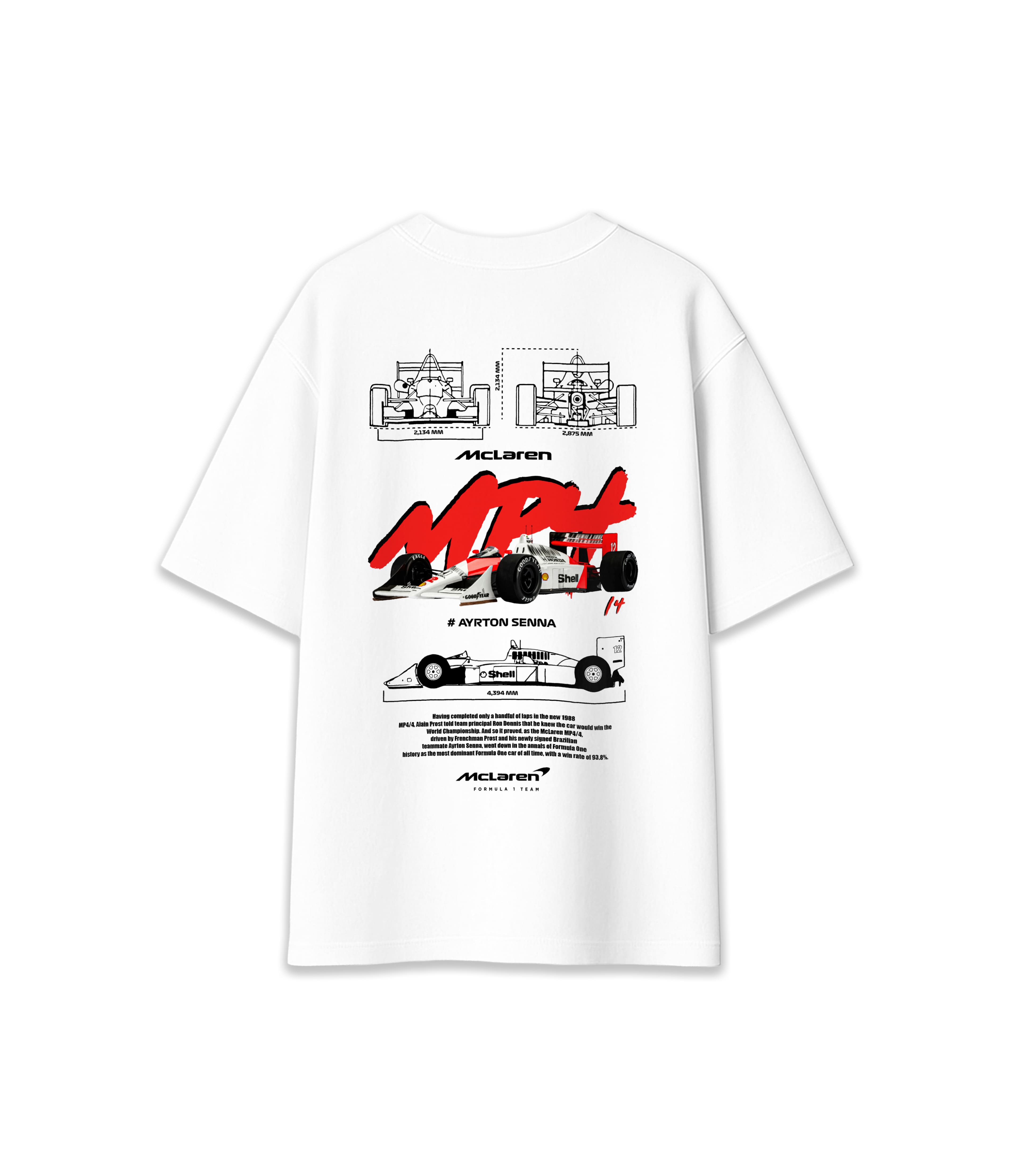 Mclaren Mp4/4 - CAMISETA
