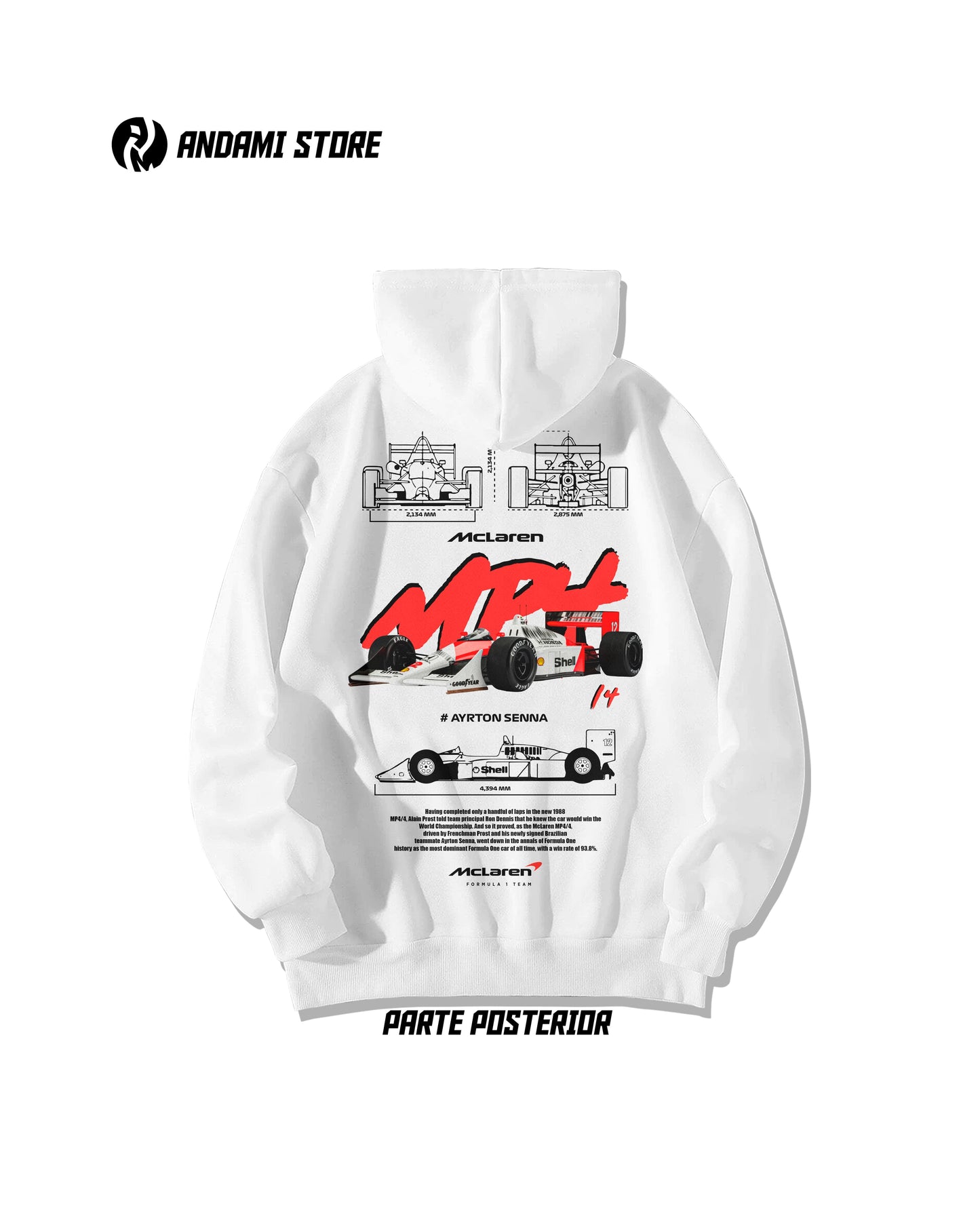 Hoodie Mclaren Mp4/4