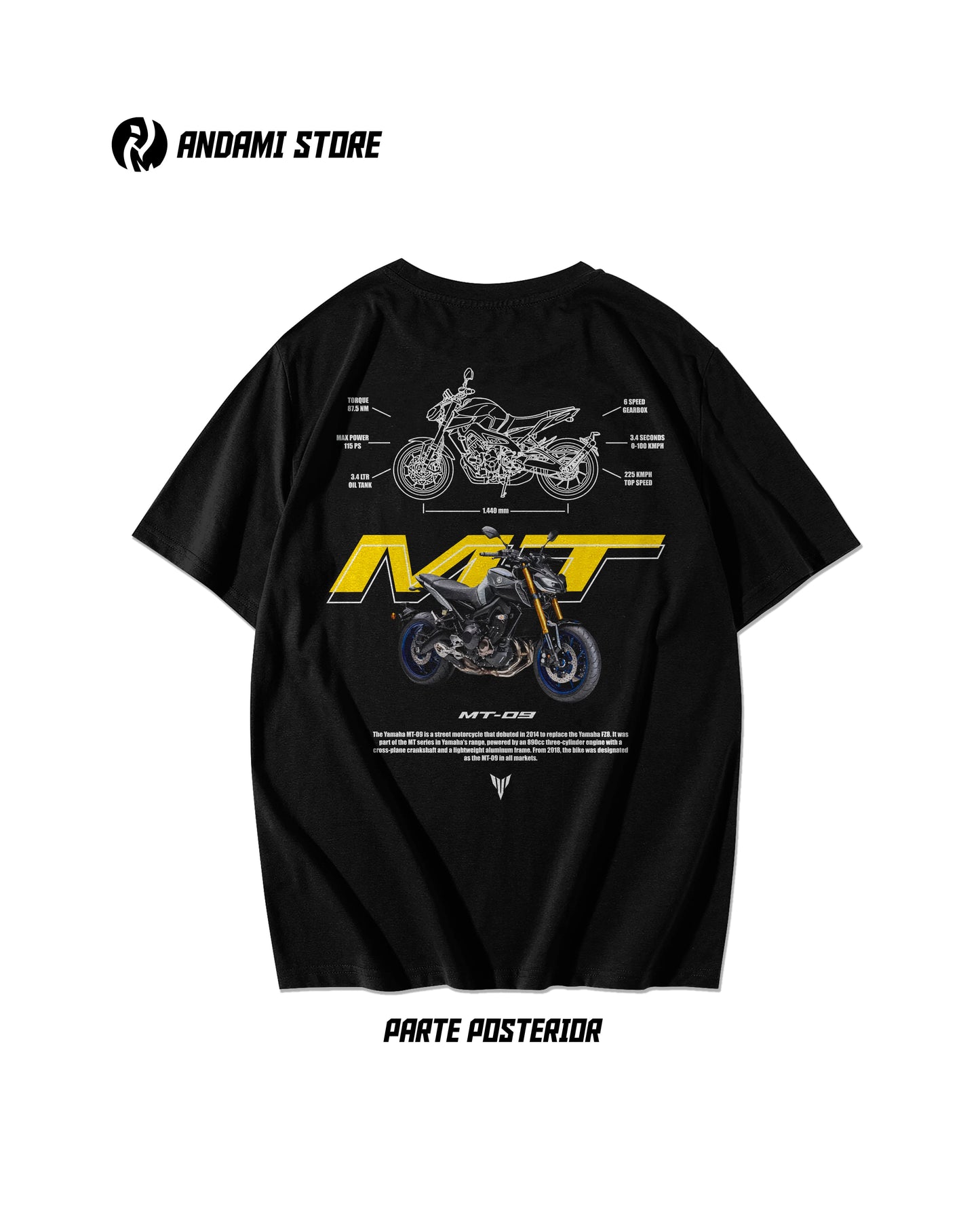 Camiseta yamaha MT09