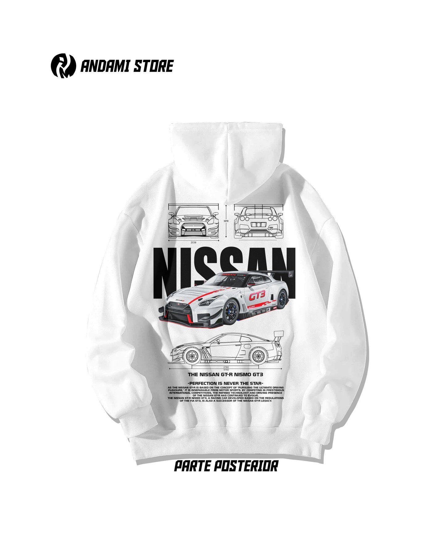 Hoodie Nissan GT-R gt3