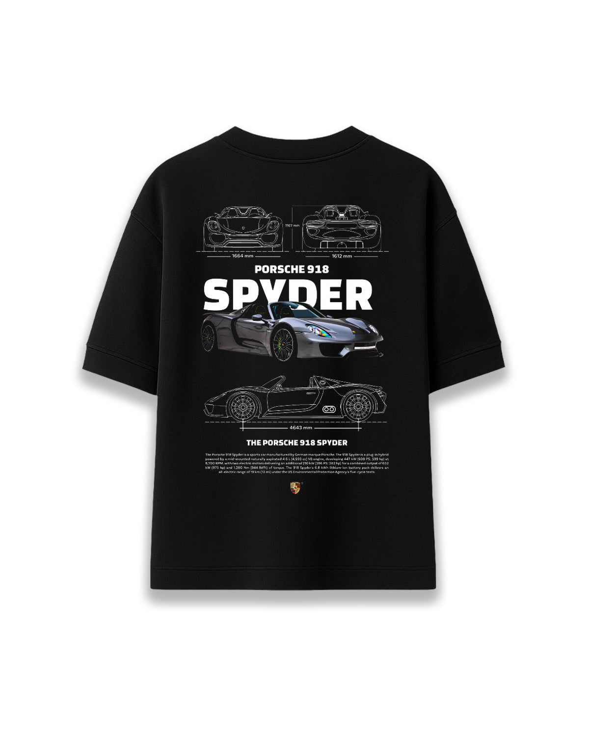 PORSCHE SPYDER 918 - CAMISETA
