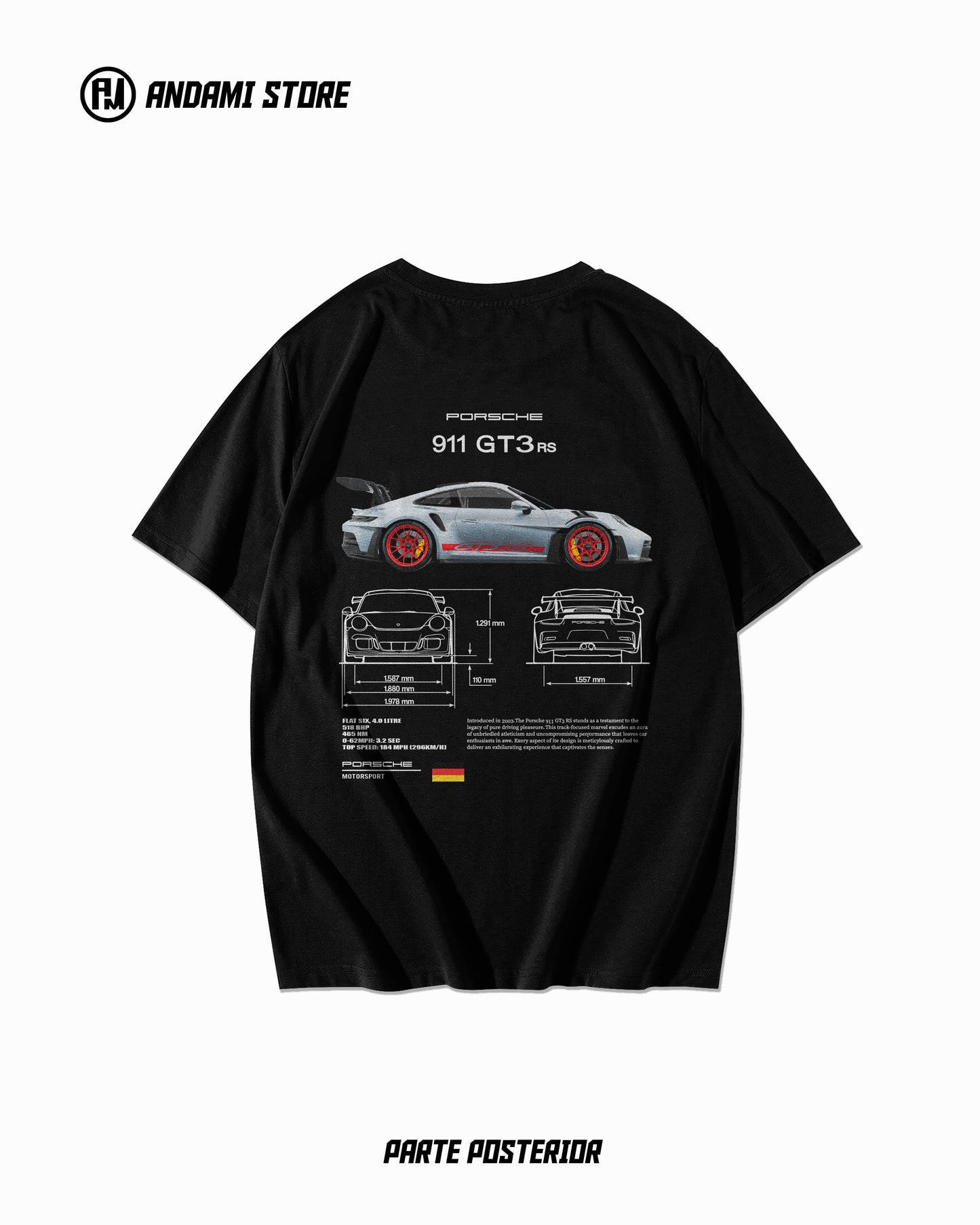 Camiseta Porsche GT3 Rs Motorsport