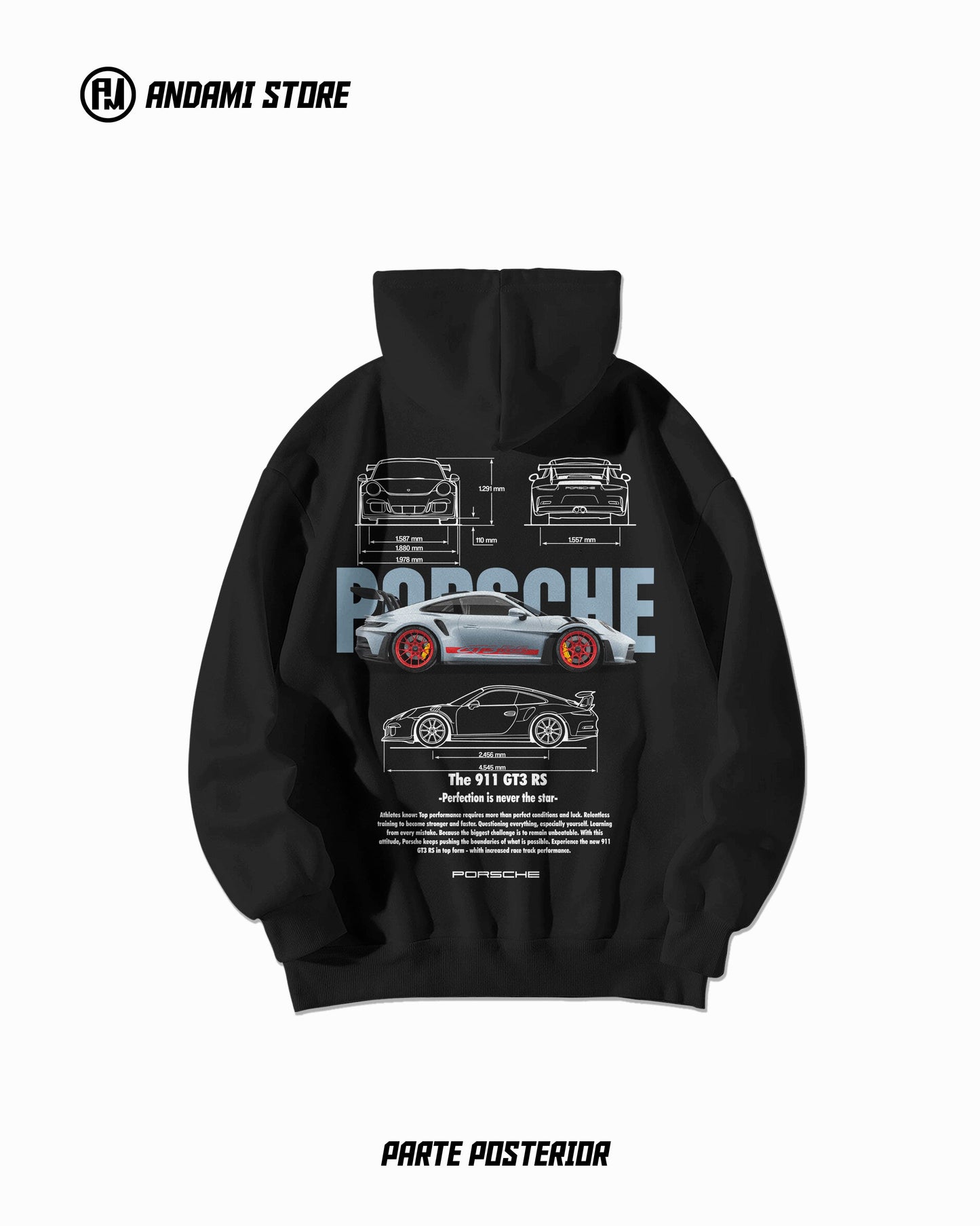 Hoodie Porsche GT3 RS extended