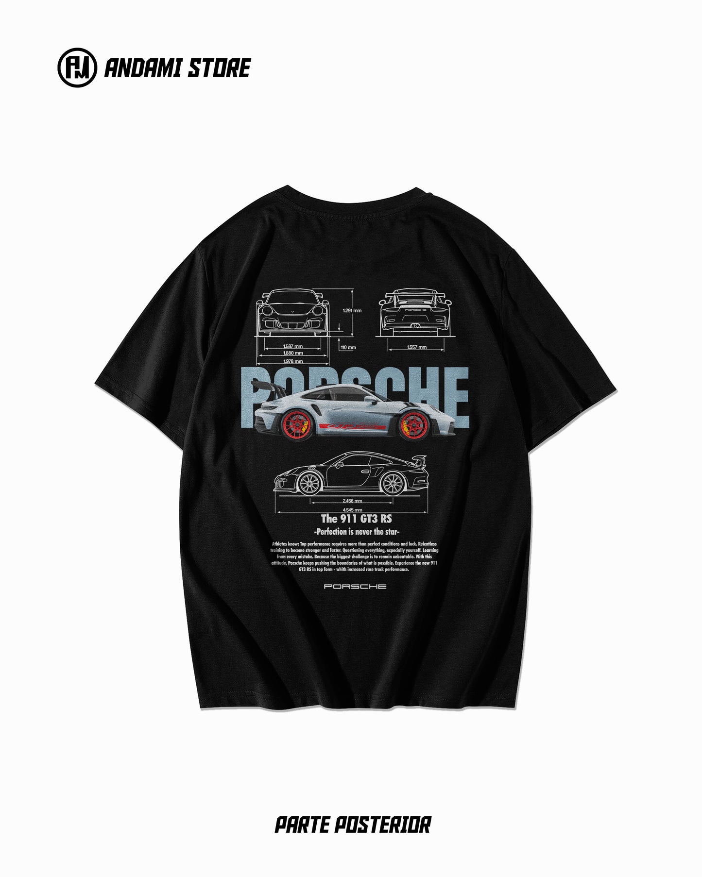 Camiseta Porsche GT3 RS extended