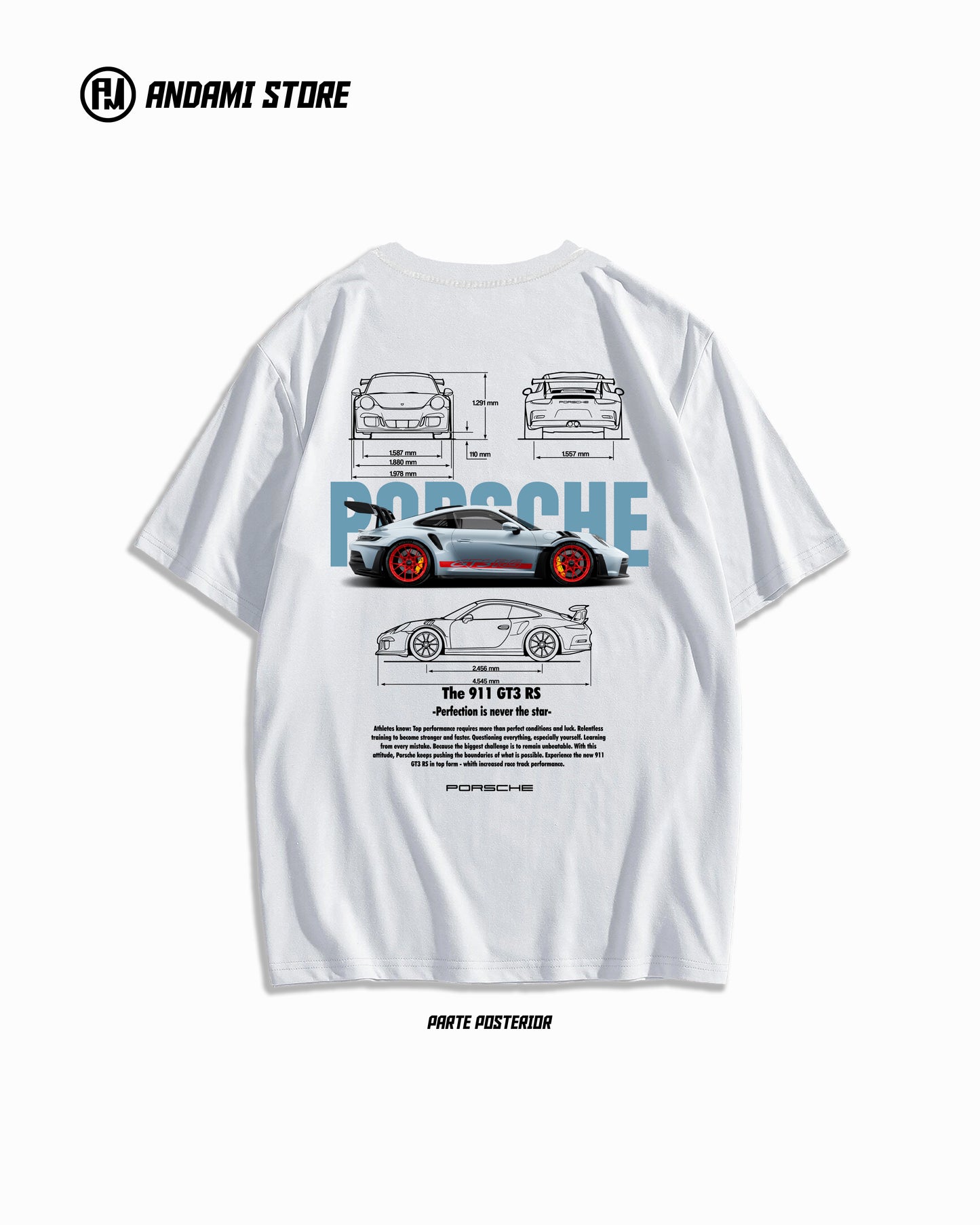 Camiseta Porsche GT3 RS extended