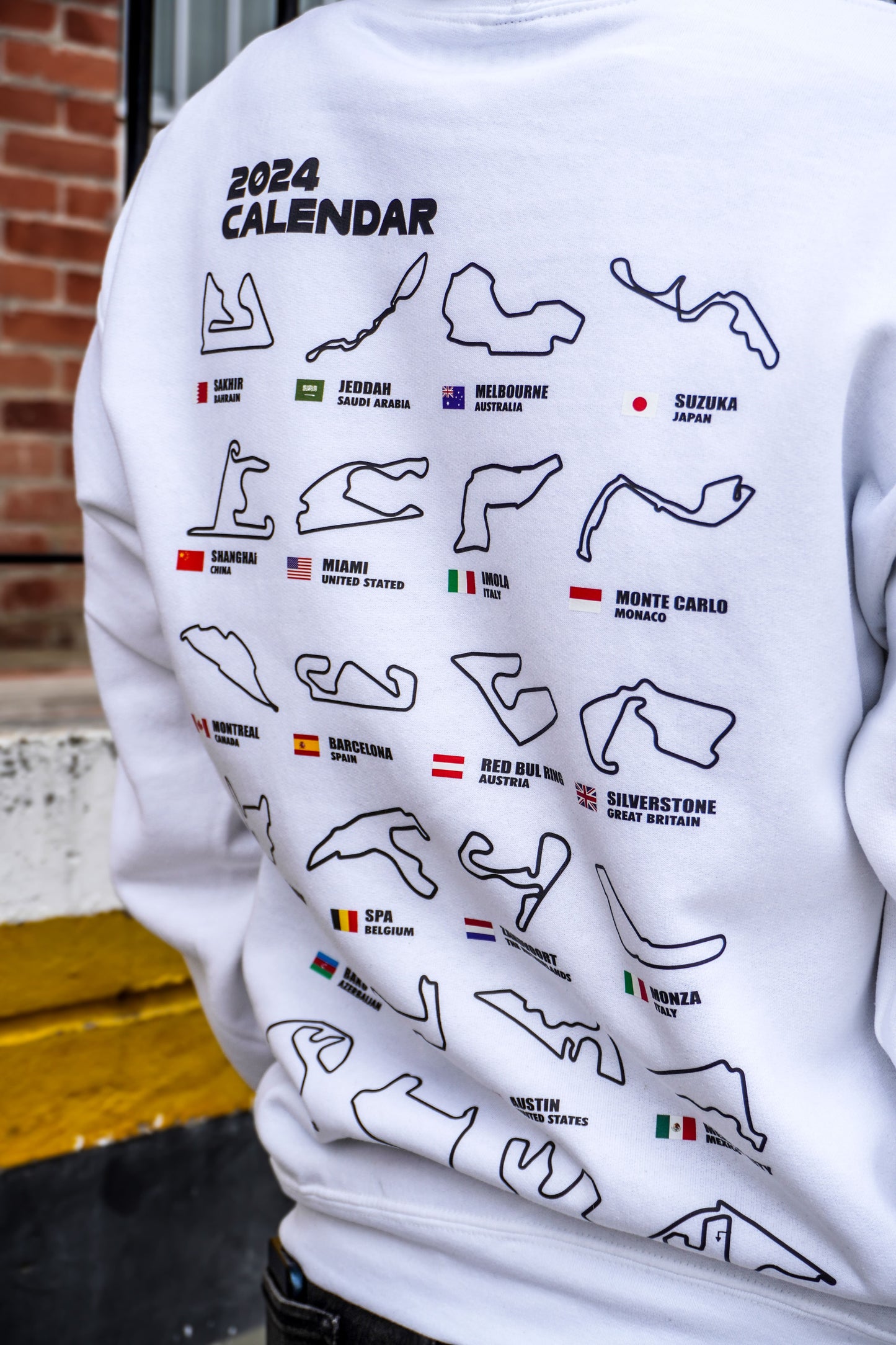 Hoodie Calendario F1 2024