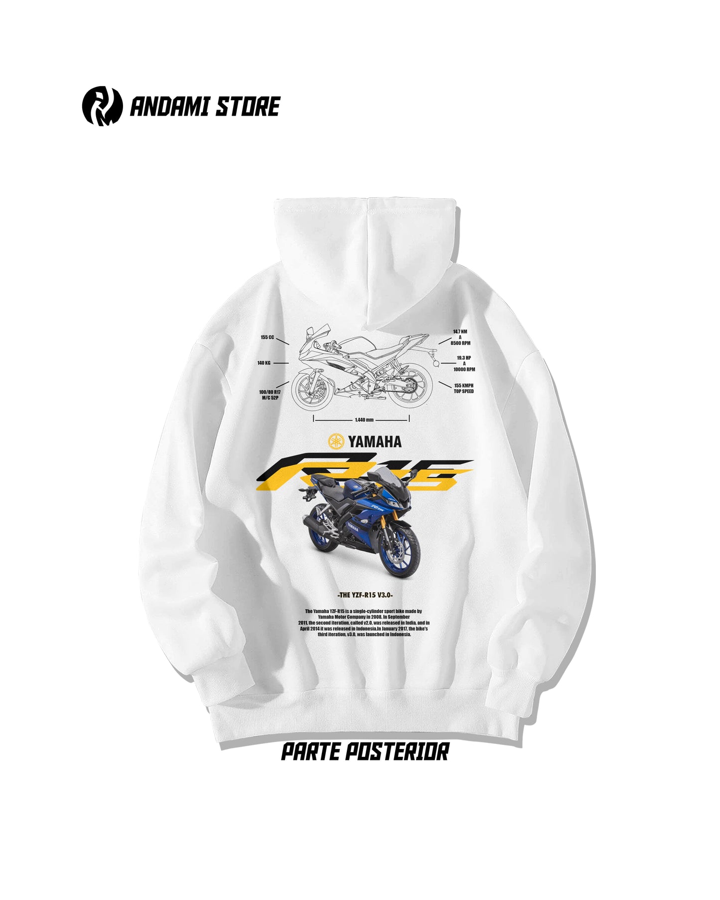 Hoodie Yamaha R15