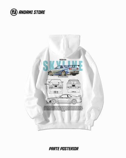 Hoodie Nissan Skyline r34