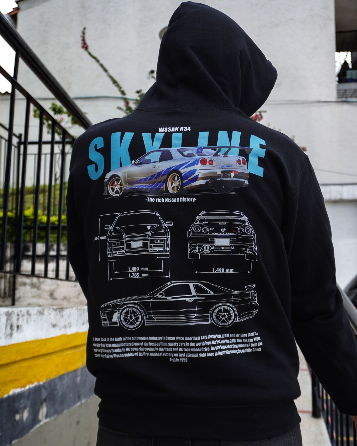 Hoodie Nissan Skyline r34