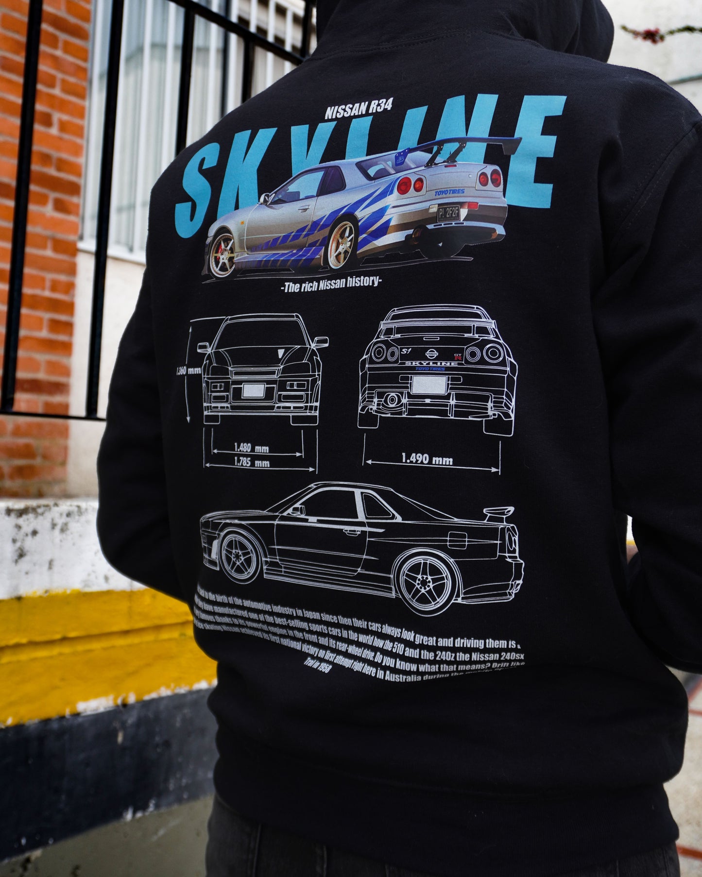 Hoodie Nissan Skyline r34