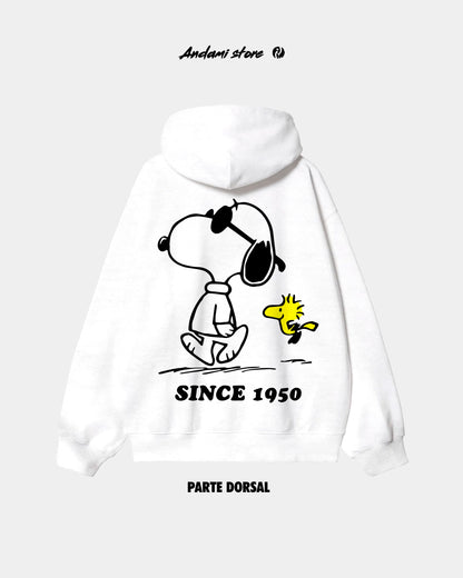 Hoodie blanco snoopy