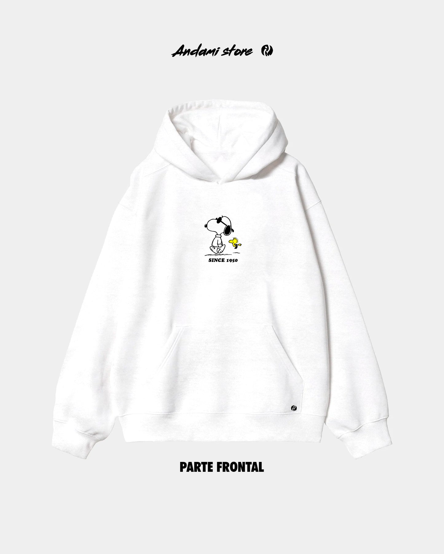 Hoodie blanco snoopy