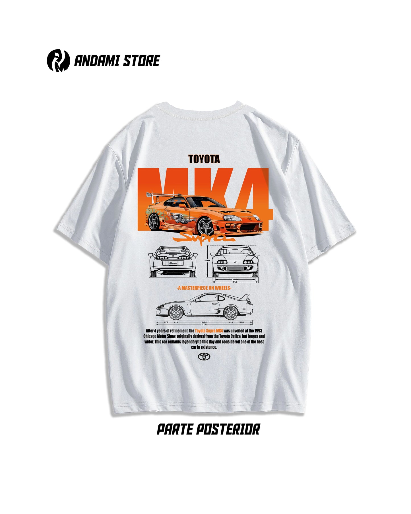 Camiseta Toyota Supra mk4